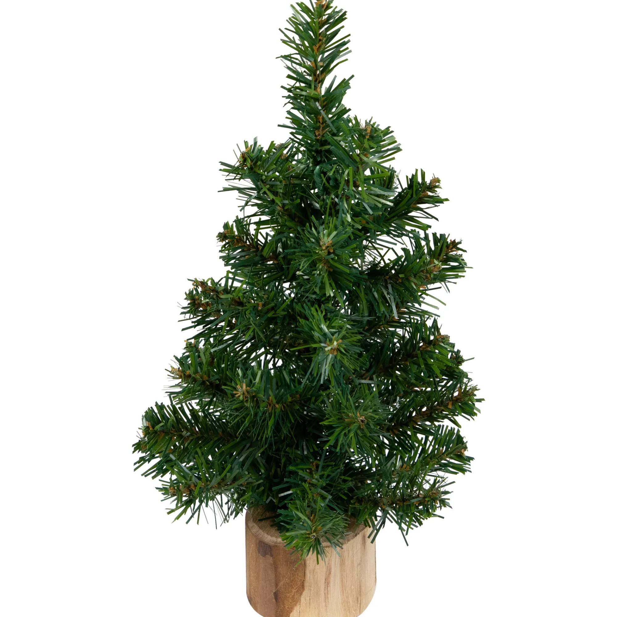 Northlight Unlit-10" Alpine Medium Artificial Christmas Tree With Wooden Base - Unlit