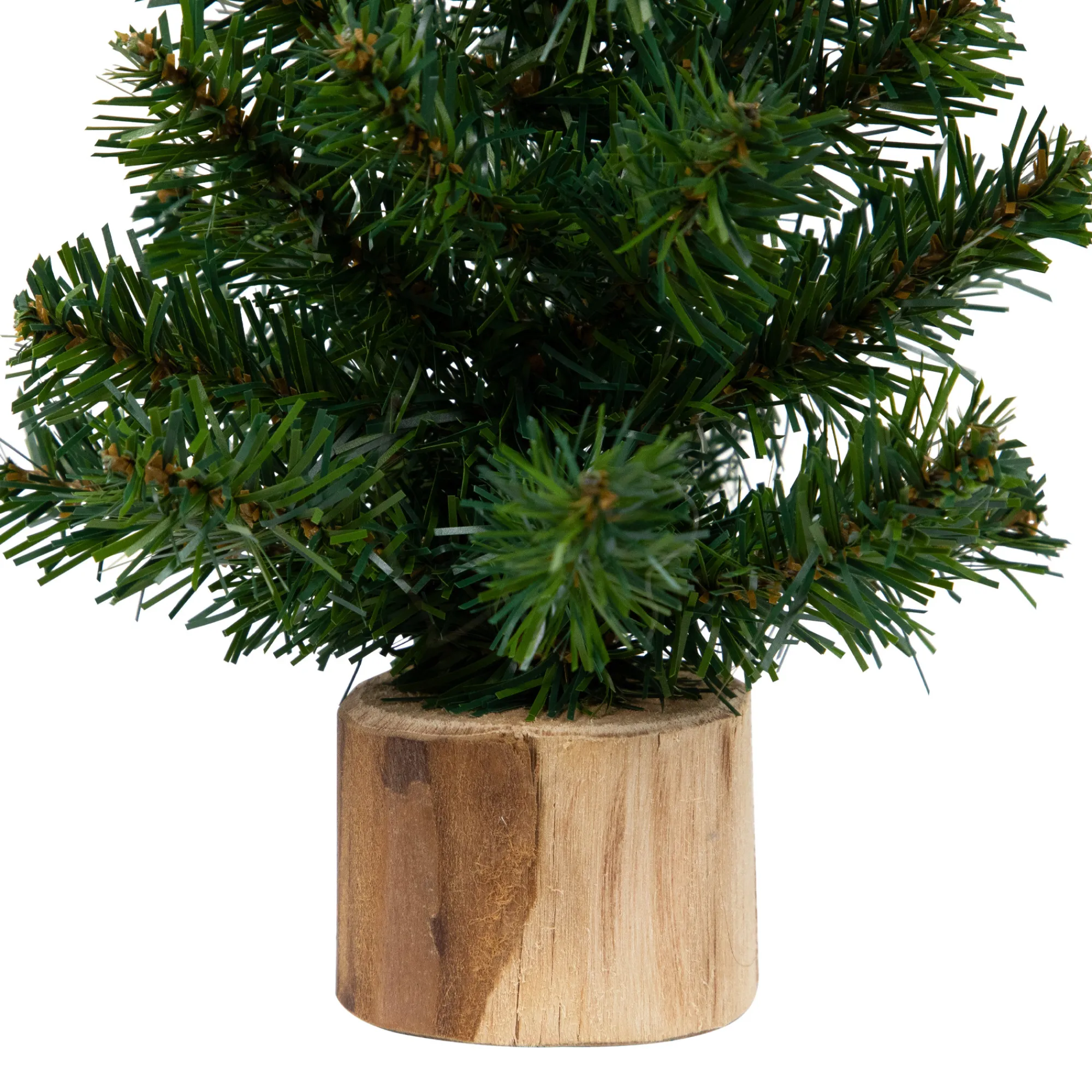 Northlight Unlit-10" Alpine Medium Artificial Christmas Tree With Wooden Base - Unlit