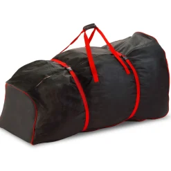 National Tree Tree Storage-55" Black And Red Tear Resistant Christmas Tree Storage Bag With Wheels