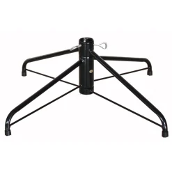 CC Christmas Decor Artificial Tree Stands-22" Black Metal Folding Christmas Tree Stand - For Artificial Trees Up To 6.5' - 8' Tall