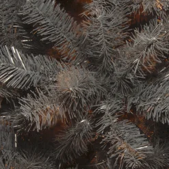 Christmas Central Unlit-4.5' Black North Valley Spruce Artificial Christmas Tree, Unlit