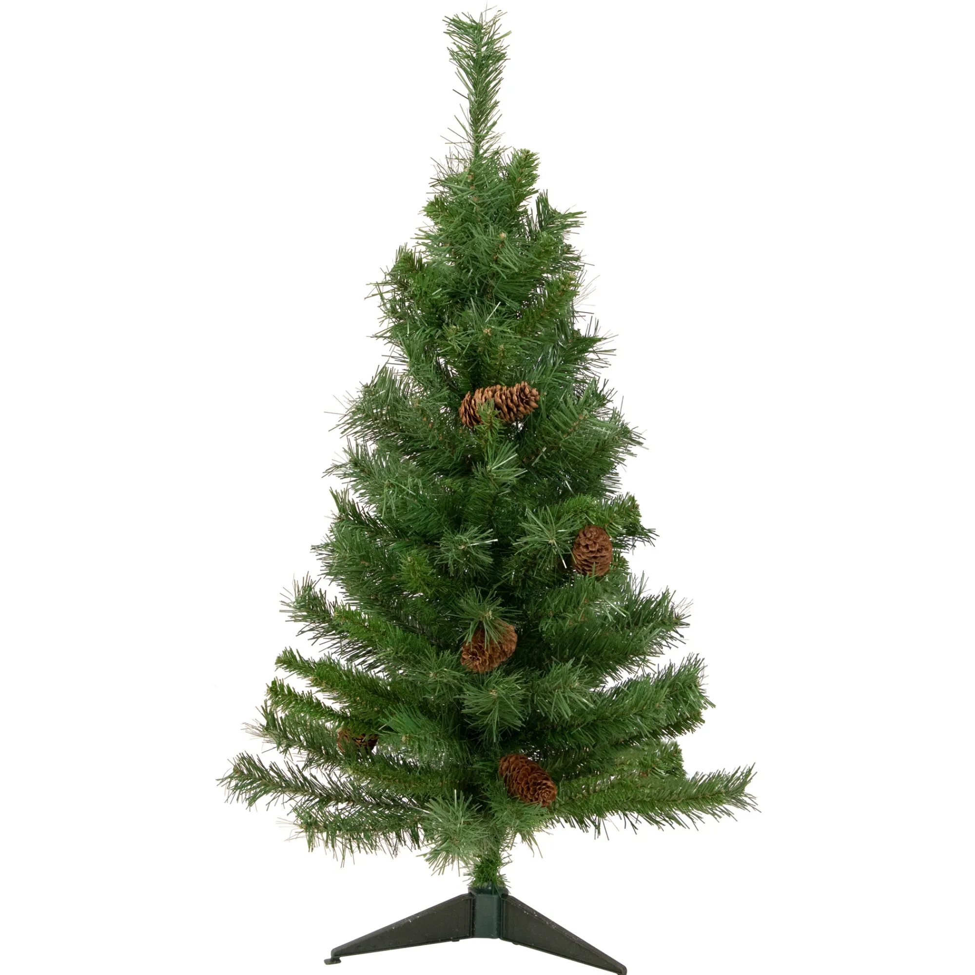 Northlight Unlit-3' Black River Pine Artificial Medium Profile Christmas Tree, Unlit