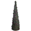 Contemporary Home Living Unlit-2.25' Brown Christmas Floral Sparkling Berry Tree - Unlit