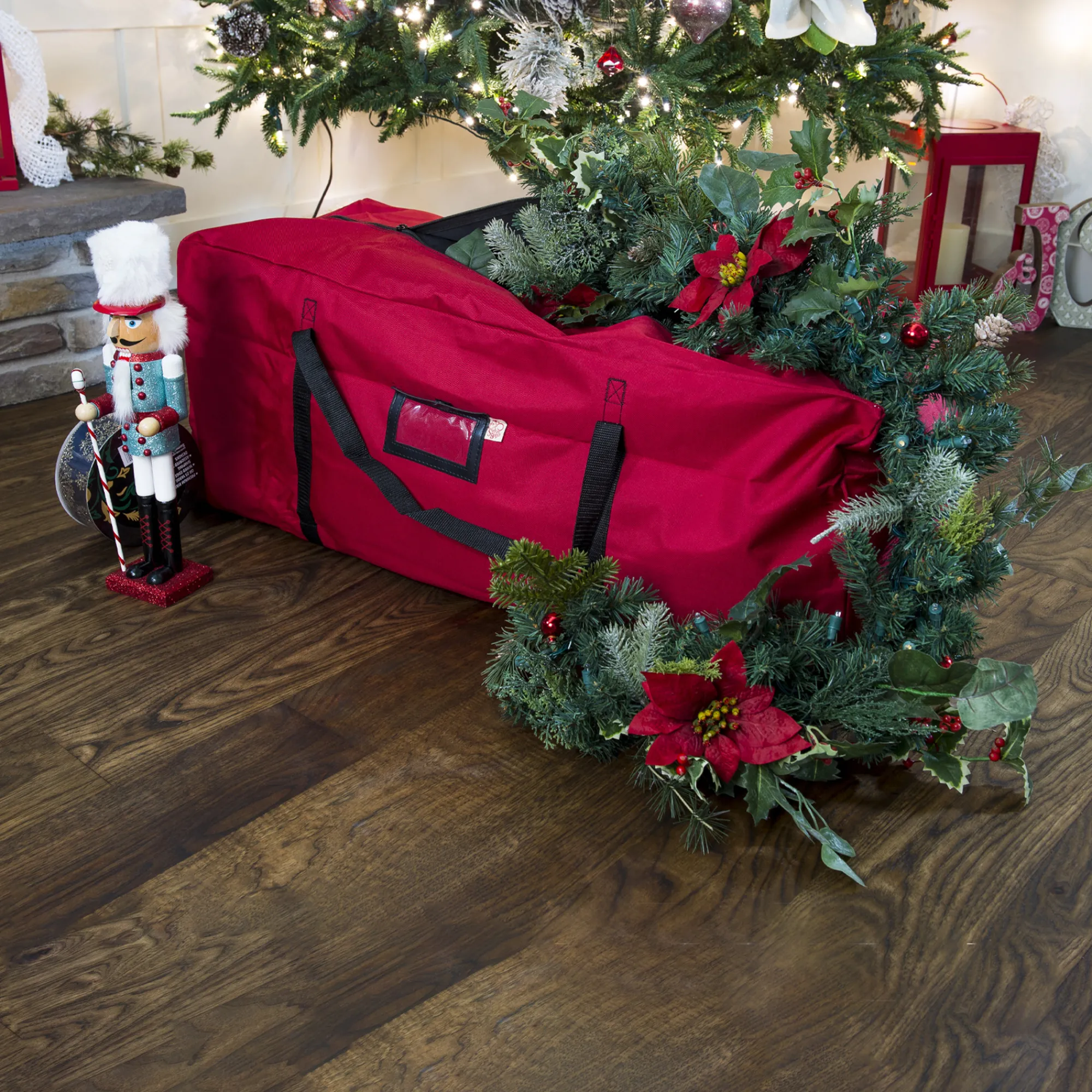 Northlight Tree Storage-36" Christmas Storage Bag - For Garlands, Trees, Lights, Inflatables And More