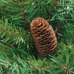 Northlight Unlit-4' Dakota Red Pine Full Profile Artificial Christmas Tree With Pine Cones - Unlit