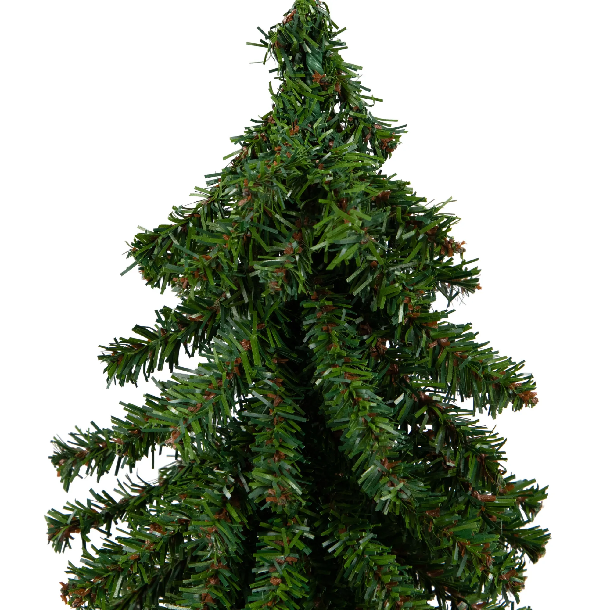 Northlight Unlit-15" Downswept Village Pine Medium Artificial Christmas Tree In Burlap Base, Unlit