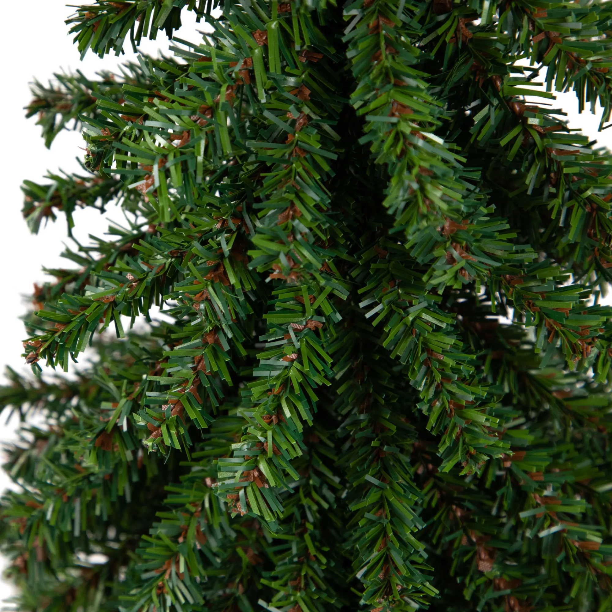 Northlight Unlit-15" Downswept Village Pine Medium Artificial Christmas Tree In Burlap Base, Unlit