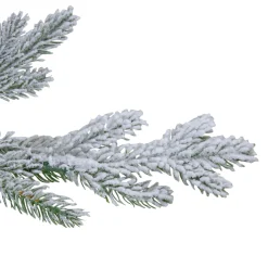 Northlight Unlit-7.5' Flocked Little River Fir Artificial Christmas Tree - Unlit
