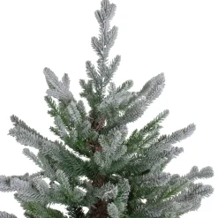 Northlight Unlit-6.5' Flocked Little River Fir Artificial Christmas Tree - Unlit