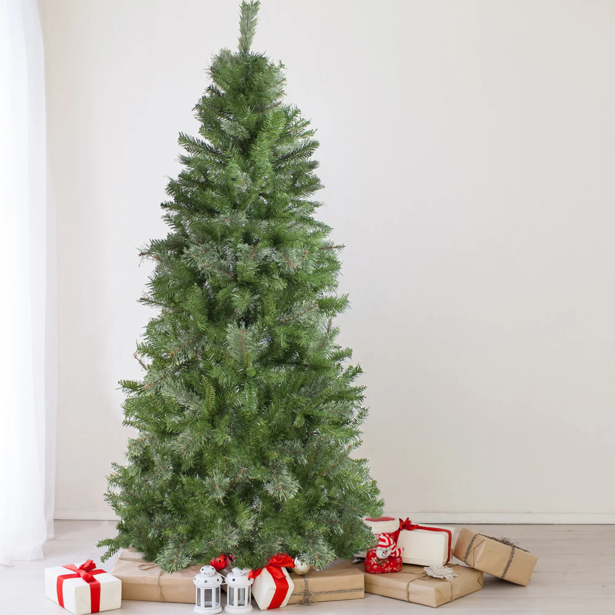 Northlight Unlit-7.5 Ft Medium Mixed Cashmere Pine Artificial Christmas Tree - Unlit
