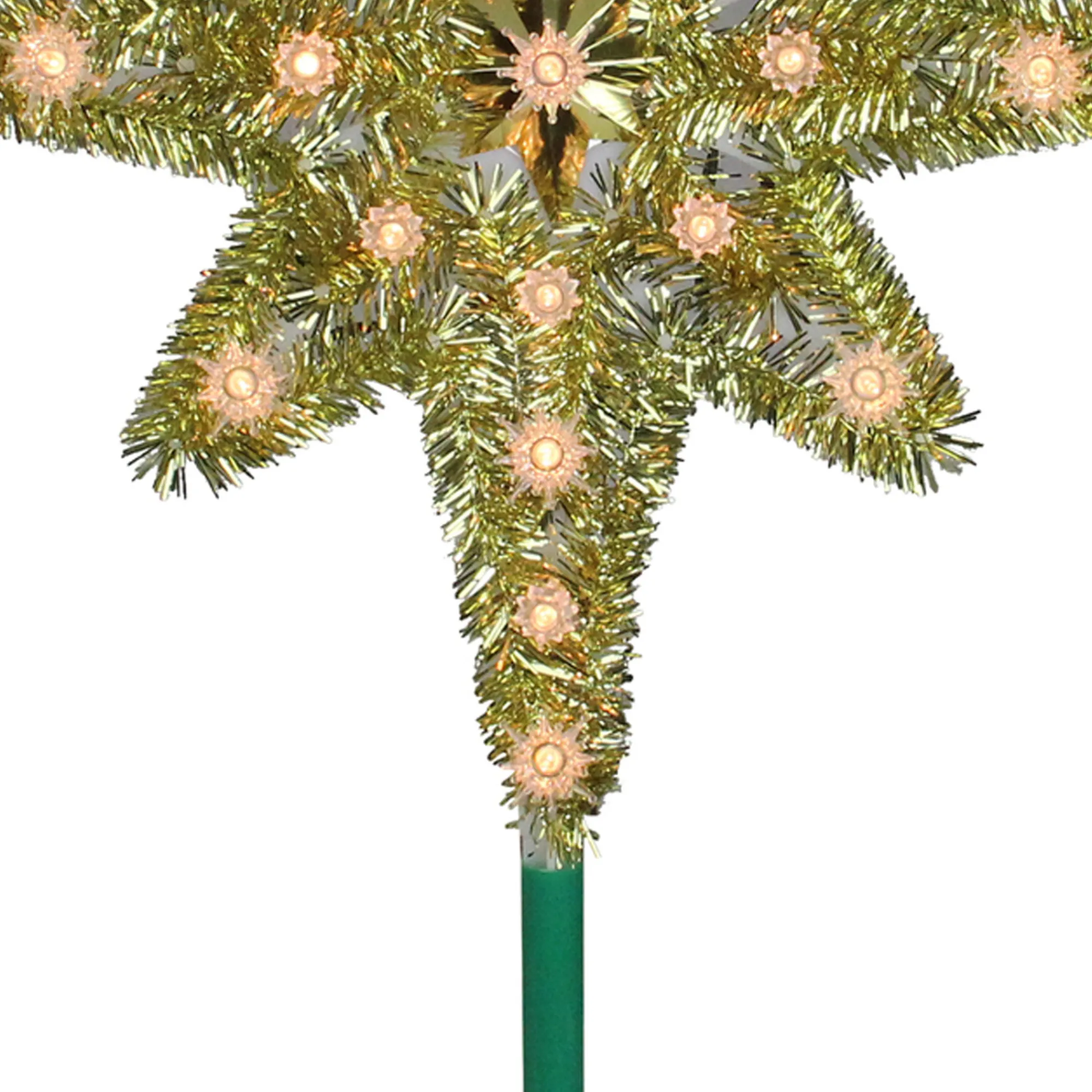 Northlight Stars-21" Gold Lighted Star Of Bethlehem Christmas Tree Topper - Clear Lights
