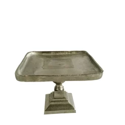 A&B Home Finials-8.5" Gold Vintage Style Rugged Finished Small Square Pedestal