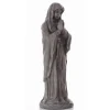 Hi-Line Gifts Finials-32" Gray Mary Standing With Her Hands Folded Religious Garden Statue