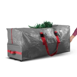 osto Tree Storage-48" Gray Rolling Waterproof Artificial Christmas Tree Storage Bag