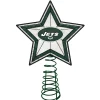 The Memory Company Stars-10" Green And White Star Nfl New York Jets Christmas Tree Topper