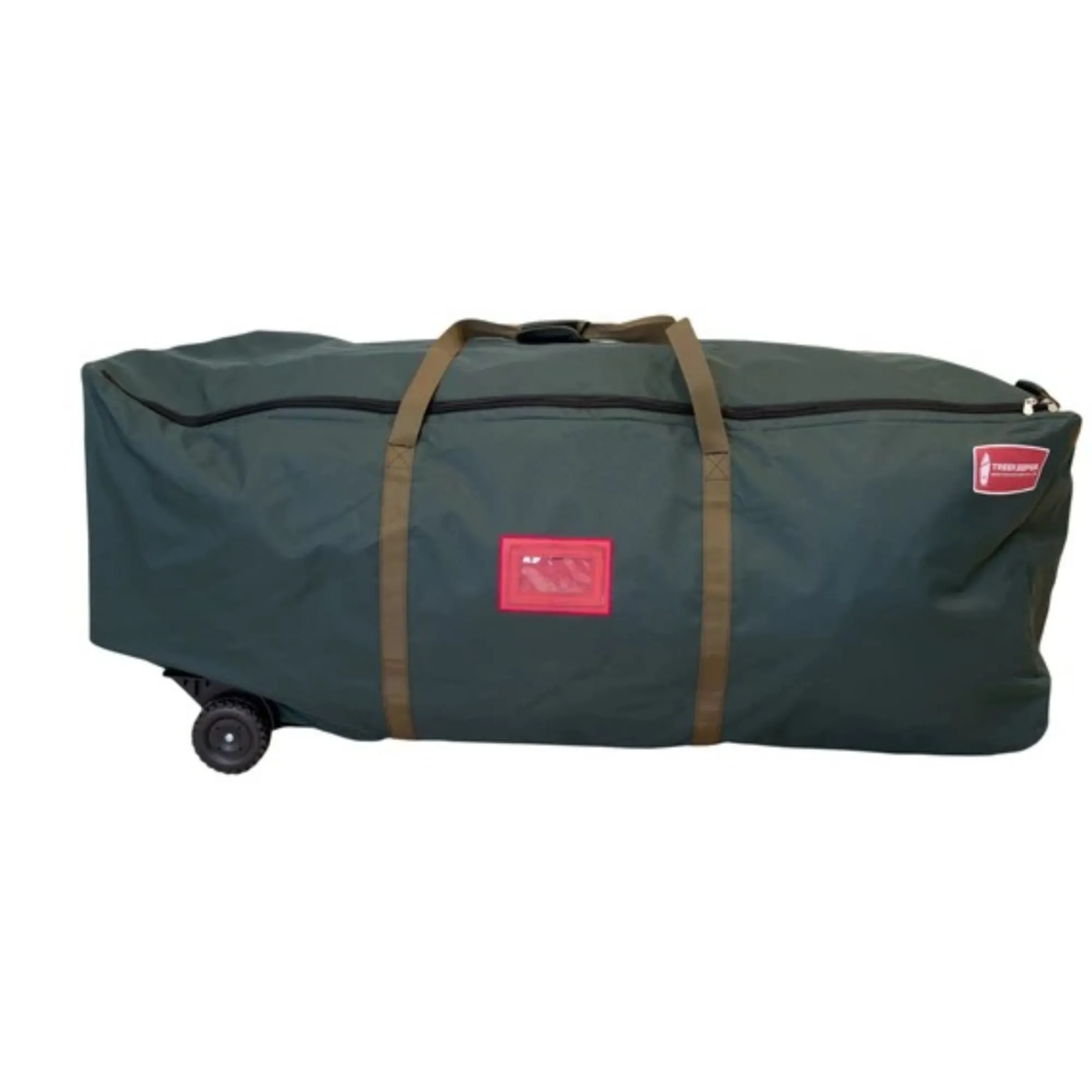 Northlight Tree Storage-58" Green No Drag Big Wheel Christmas Tree Storage Duffel Bag