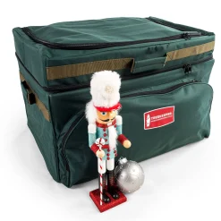 Tree Keeper Tree Storage-27" Green Unique Top Pocket Christmas Ornaments Storage Bag
