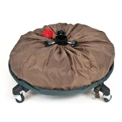 Tree Keeper Tree Storage-89" Green Upright Christmas Tree Medium Storage Bag With Rolling Tree Stand