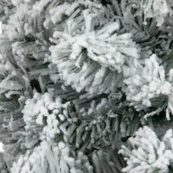 Northlight Unlit-3' Heavily Flocked Madison Pine Medium Artificial Christmas Tree, Unlit