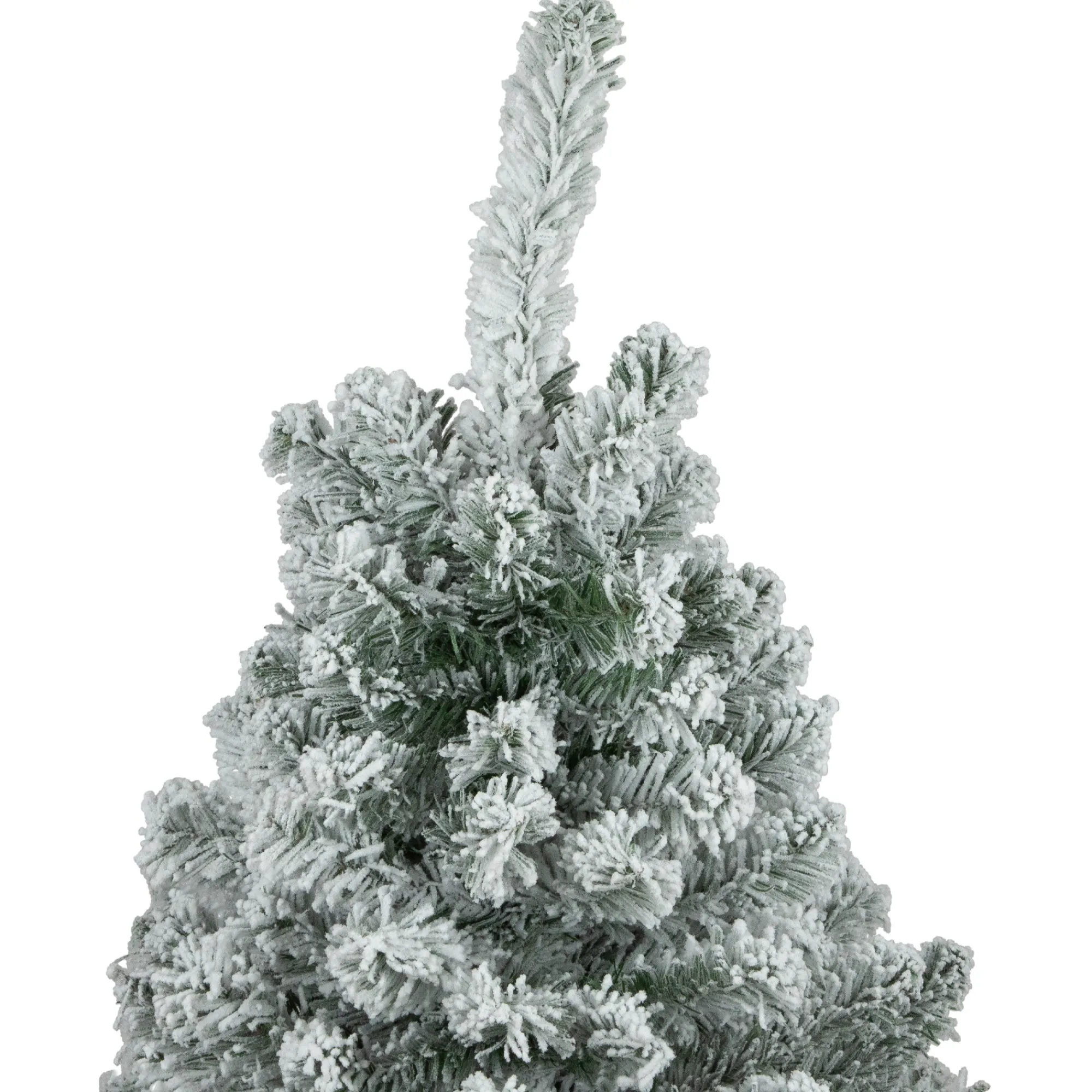 Northlight Unlit-3' Heavily Flocked Madison Pine Medium Artificial Christmas Tree, Unlit
