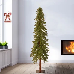 CC Christmas Decor Unlit-6' Hickory Cedar Artificial Christmas Tree – Unlit