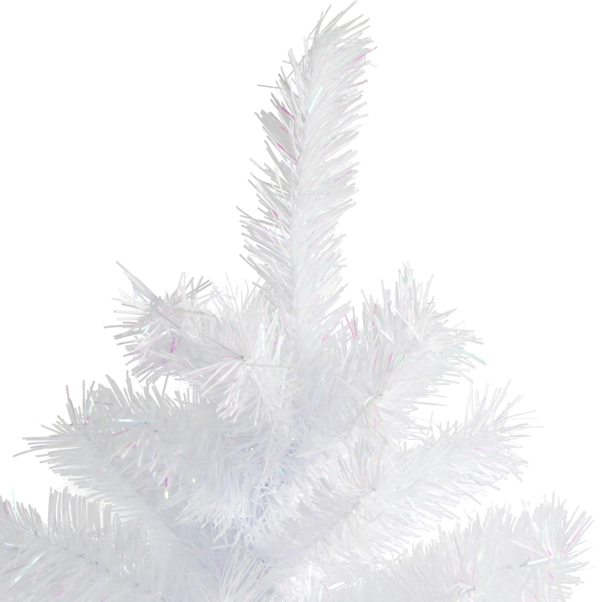 Northlight Unlit-3' Icy White Iridescent Spruce Artificial Christmas Tree - Unlit