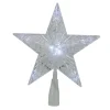 Northlight Stars-10" Led Lighted 5 Point Star Christmas Tree Topper - Clear Lights