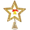 Kurt Adler Finials-45 Light Led Gold Star Christmas Tree Topper 12 Inch Ad2402