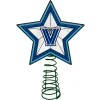The Memory Company Stars-10" Lighted Aqua Blue And White Star Ncaa Villanova Wildcats Christmas Tree Topper