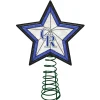 The Memory Company Stars-10" Lighted Blue And Black Star Mlb Colorado Rockies Christmas Tree Topper