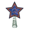 The Memory Company Stars-10" Lighted Blue And Brown Mosaic Style Star Ncaa Boise State Broncos Christmas Tree Topper