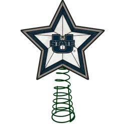 The Memory Company Stars-10" Lighted Blue And Gray Star Ncaa Utah State Aggies Christmas Tree Topper