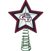 The Memory Company Stars-10" Lighted Blue And Red Star Ncaa Gonzaga Bulldogs Christmas Tree Topper