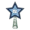 The Memory Company Stars-10" Lighted Blue And White Star Ncaa North Carolina Tar Heels Christmas Tree Topper