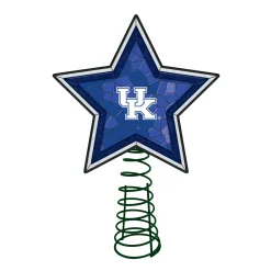 The Memory Company Stars-10" Lighted Blue And White Star Ncaa Kentucky Wildcats Christmas Tree Topper