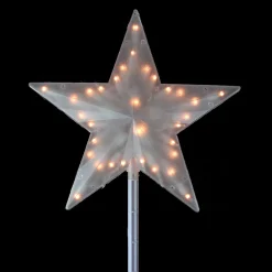Sienna Stars-15" Lighted Clear Twinkling Star Christmas Tree Topper - Clear Lights