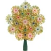 Northlight Stars-8" Lighted Gold Retro Tinsel Snowflake Christmas Tree Topper - Multi Lights