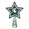 The Memory Company Stars-10" Lighted Green And White Star Ncaa Michigan State Spartans Christmas Tree Topper