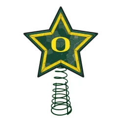 The Memory Company Stars-10" Lighted Green And Yellow Star Ncaa Oregon Ducks Christmas Tree Topper