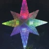 KSA Stars-11" Lighted Led Color Changing Star Christmas Tree Topper - Multi Lights