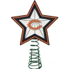 The Memory Company Stars-10" Lighted Orange And Black Star Nfl Chicago Bears Christmas Tree Topper
