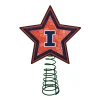 The Memory Company Stars-10" Lighted Orange And Blue Star Ncaa Illinois Fighting Illini Christmas Tree Topper