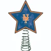 The Memory Company Stars-10" Lighted Orange And Blue Star Mlb New York Mets Christmas Tree Topper