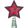 The Memory Company Stars-10" Lighted Red And Blue Mosaic Style Star Nfl Buffalo Bills Christmas Tree Topper