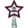 The Memory Company Stars-10" Lighted Red And Blue Star Ncaa Uconn Huskies Christmas Tree Topper
