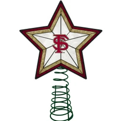 The Memory Company Stars-10" Lighted Red And Gold Star Ncaa Florida State Seminoles Christmas Tree Topper