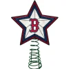 The Memory Company Stars-10" Lighted Red And White Star Mlb Boston Red Sox Christmas Tree Topper