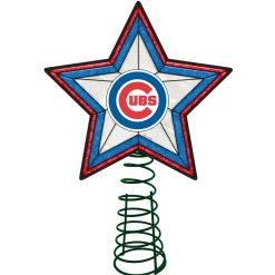 The Memory Company Stars-10" Lighted Red And White Star Mlb Chicago Cubs Christmas Tree Topper - 33818773