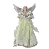 Kurt Adler Angels-16" Lighted Rose Gold Angel Christmas Tree Topper - Clear Lights
