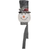 Northlight Stars-25" Lighted Snowman With Black Frosted Top Hat Christmas Tree Topper